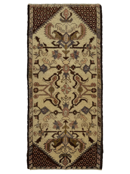 Artisan Angelina Ivory Multi Vintage Knotted Rug - Rugs - Artisan - Atlanta Designer Rugs