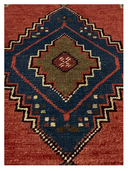 Artisan Angelina Rose Brown Vintage Knotted Rug - Rugs - Artisan - Atlanta Designer Rugs