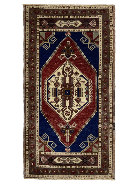 Artisan Angelina Red Brown Vintage Knotted Rug - Rugs - Artisan - Atlanta Designer Rugs