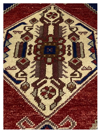 Artisan Angelina Red Brown Vintage Knotted Rug - Rugs - Artisan - Atlanta Designer Rugs