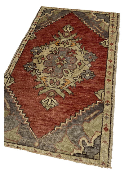 Artisan Angelina Rose Ivory Vintage Knotted Rug - Rugs - Artisan - Atlanta Designer Rugs