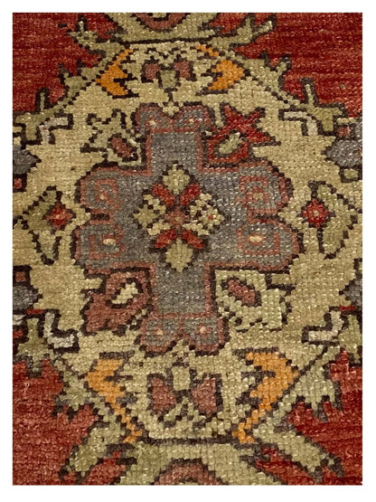 Artisan Angelina Rose Ivory Vintage Knotted Rug - Rugs - Artisan - Atlanta Designer Rugs