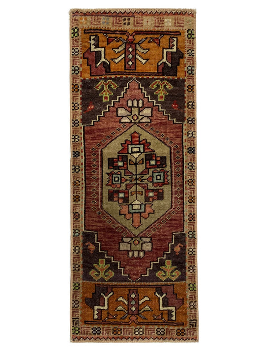 Artisan Angelina Multi Vintage Knotted Rug - Rugs - Artisan - Atlanta Designer Rugs
