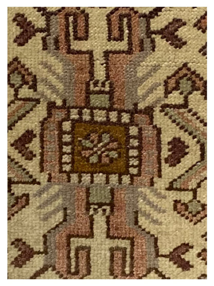 Artisan Angelina Gray Gold Vintage Knotted Rug - Rugs - Artisan - Atlanta Designer Rugs
