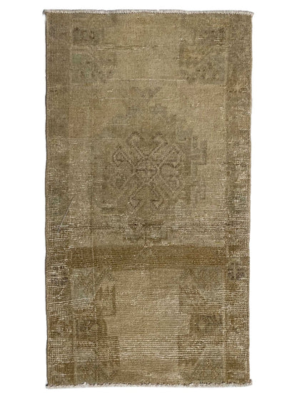 Artisan Angelina Washed Beige Vintage Knotted Rug - Rugs - Artisan - Atlanta Designer Rugs