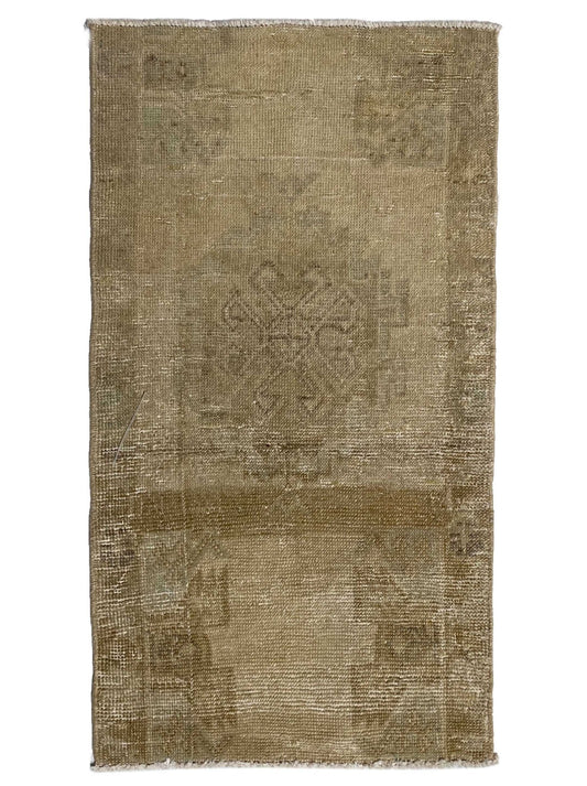 Artisan Angelina Washed Beige Vintage Knotted Rug - Rugs - Artisan - Atlanta Designer Rugs