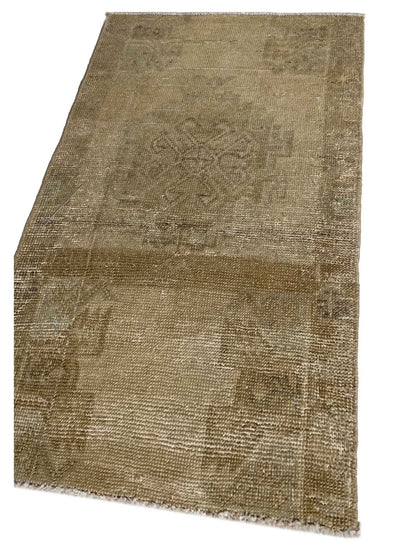 Artisan Angelina Washed Beige Vintage Knotted Rug - Rugs - Artisan - Atlanta Designer Rugs