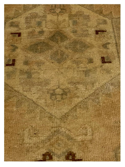 Artisan Angelina Washed Rose Beige Vintage Knotted Rug - Rugs - Artisan - Atlanta Designer Rugs