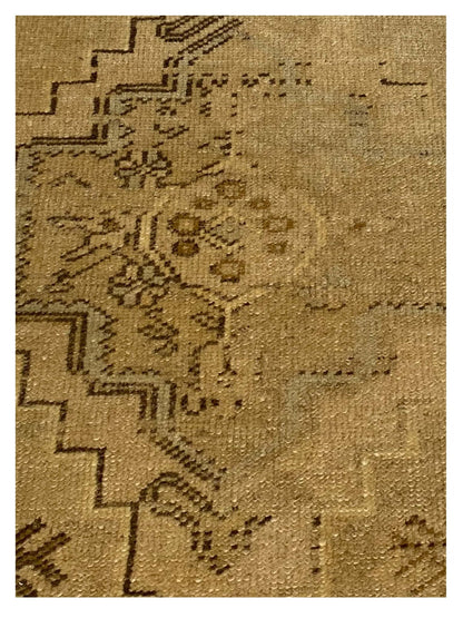 Artisan Angelina Beige Gold Vintage Knotted Rug - Rugs - Artisan - Atlanta Designer Rugs