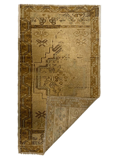 Artisan Angelina Beige Gold Vintage Knotted Rug - Rugs - Artisan - Atlanta Designer Rugs