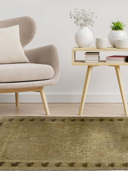 Artisan Angelina Washed Sage Vintage Knotted Rug - Rugs - Artisan - Atlanta Designer Rugs