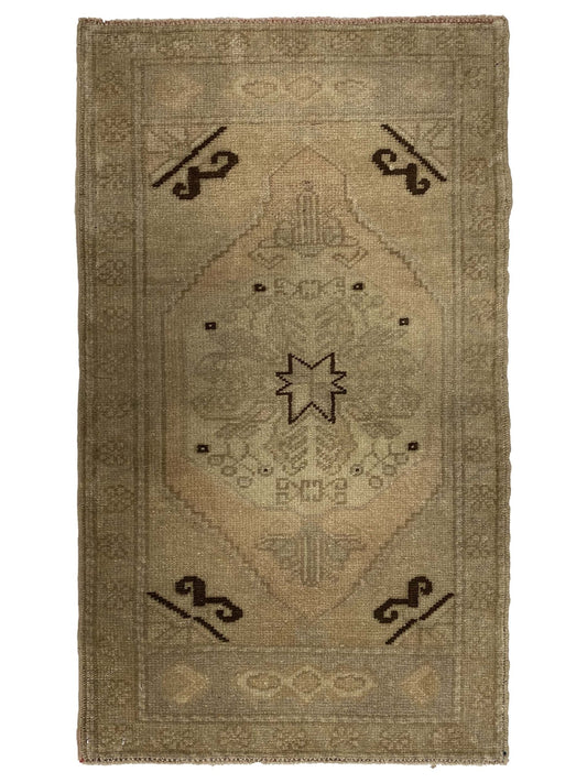Artisan Angelina Washed Pink Beige Vintage Knotted Rug - Rugs - Artisan - Atlanta Designer Rugs