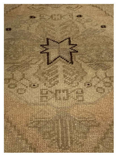 Artisan Angelina Washed Pink Beige Vintage Knotted Rug - Rugs - Artisan - Atlanta Designer Rugs