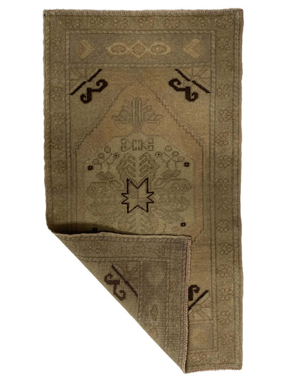 Artisan Angelina Washed Pink Beige Vintage Knotted Rug - Rugs - Artisan - Atlanta Designer Rugs