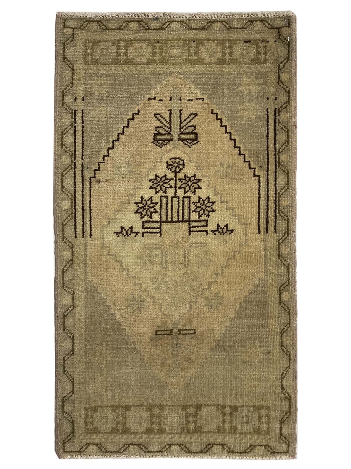 Artisan Angelina Aqua Lt.Pink Vintage Knotted Rug - Rugs - Artisan - Atlanta Designer Rugs