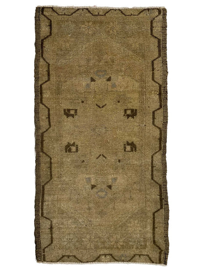 Artisan Angelina Washed Beige Vintage Knotted Rug - Rugs - Artisan - Atlanta Designer Rugs