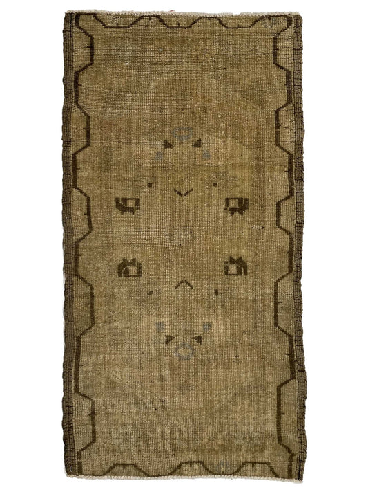 Artisan Angelina Washed Beige Vintage Knotted Rug - Rugs - Artisan - Atlanta Designer Rugs