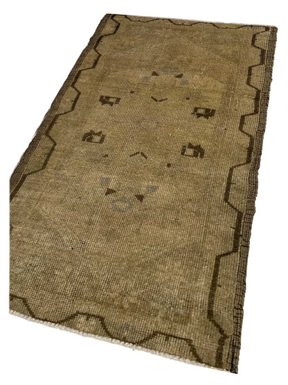 Artisan Angelina Washed Beige Vintage Knotted Rug - Rugs - Artisan - Atlanta Designer Rugs