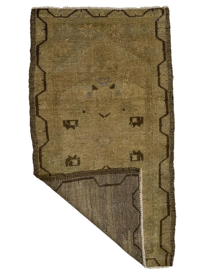 Artisan Angelina Washed Beige Vintage Knotted Rug - Rugs - Artisan - Atlanta Designer Rugs