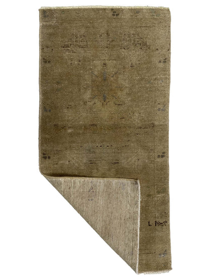 Artisan Angelina Washed Beige Vintage Knotted Rug - Rugs - Artisan - Atlanta Designer Rugs