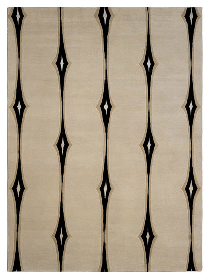 Artisan Surya White Black Transitional Knotted Rug - Rugs - Artisan - Atlanta Designer Rugs