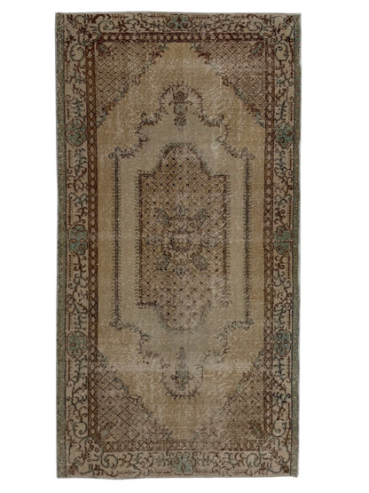 Artisan Angelina Beige Vintage Knotted Rug