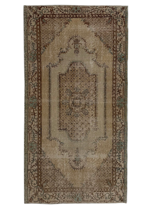 Artisan Angelina Beige Vintage Knotted Rug
