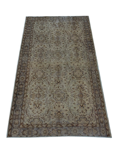 Artisan Angelina Beige Vintage Knotted Rug