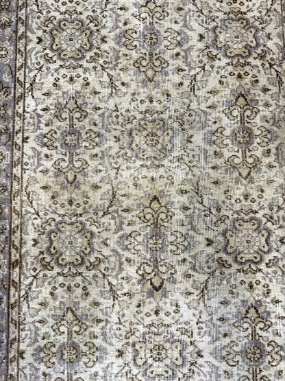 Artisan Angelina Beige Vintage Knotted Rug