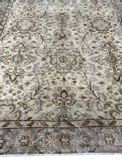 Artisan Angelina Beige Vintage Knotted Rug