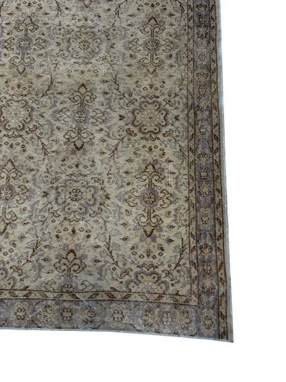 Artisan Angelina Beige Vintage Knotted Rug