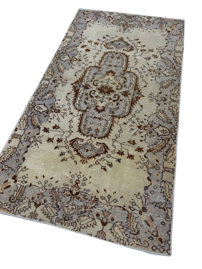 Artisan Angelina Beige Vintage Knotted Rug