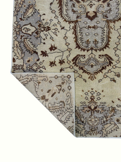 Artisan Angelina Beige Vintage Knotted Rug