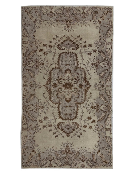 Artisan Angelina Beige Vintage Knotted Rug