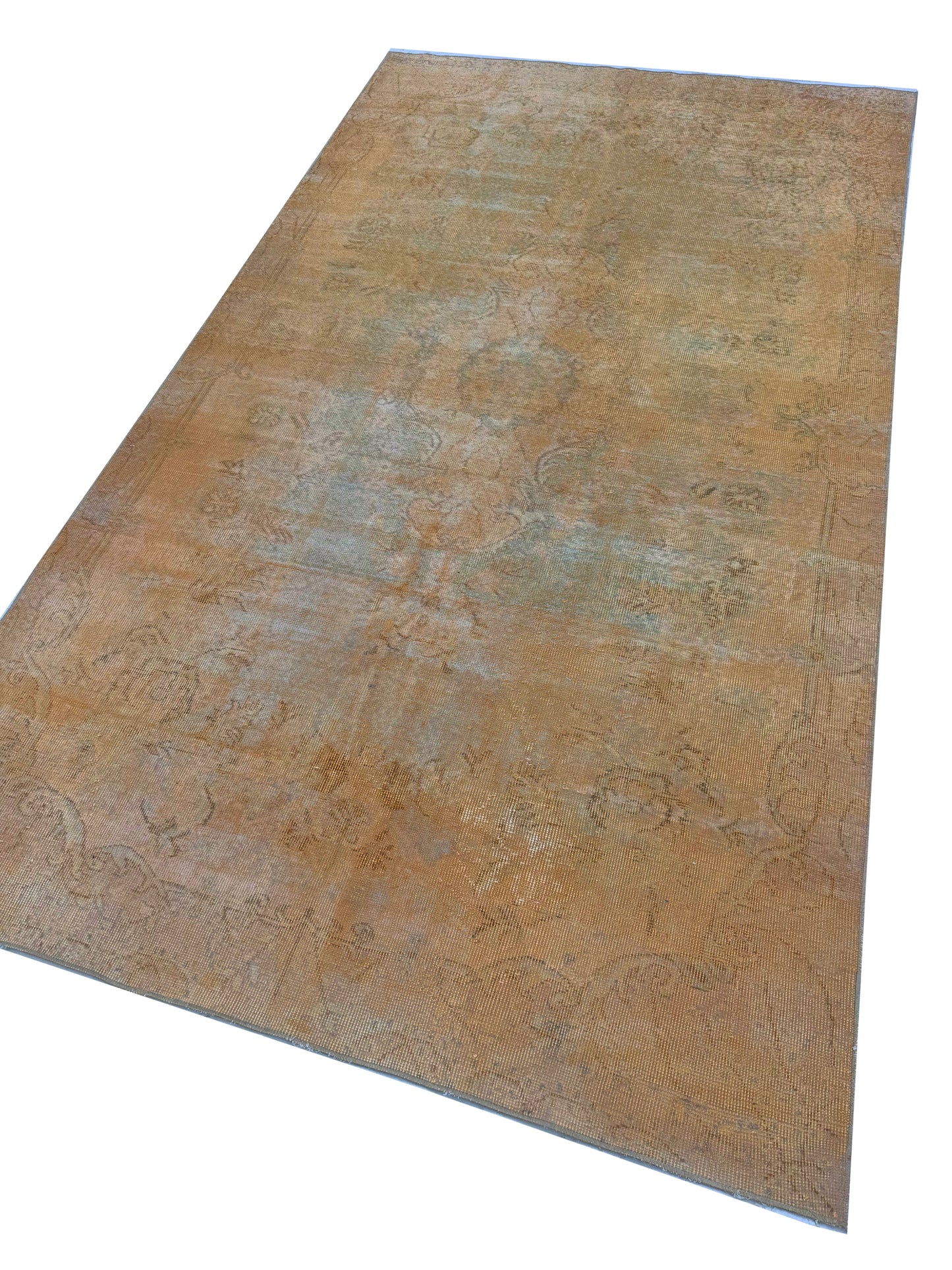 Artisan Angelina Rustic Sage Vintage Knotted Rug