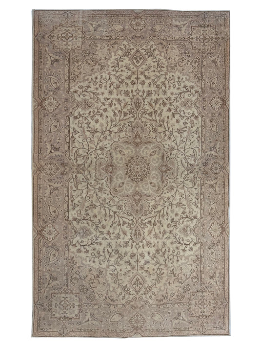 Artisan Angelina  Lt.Coral Blue Vintage Knotted Rug