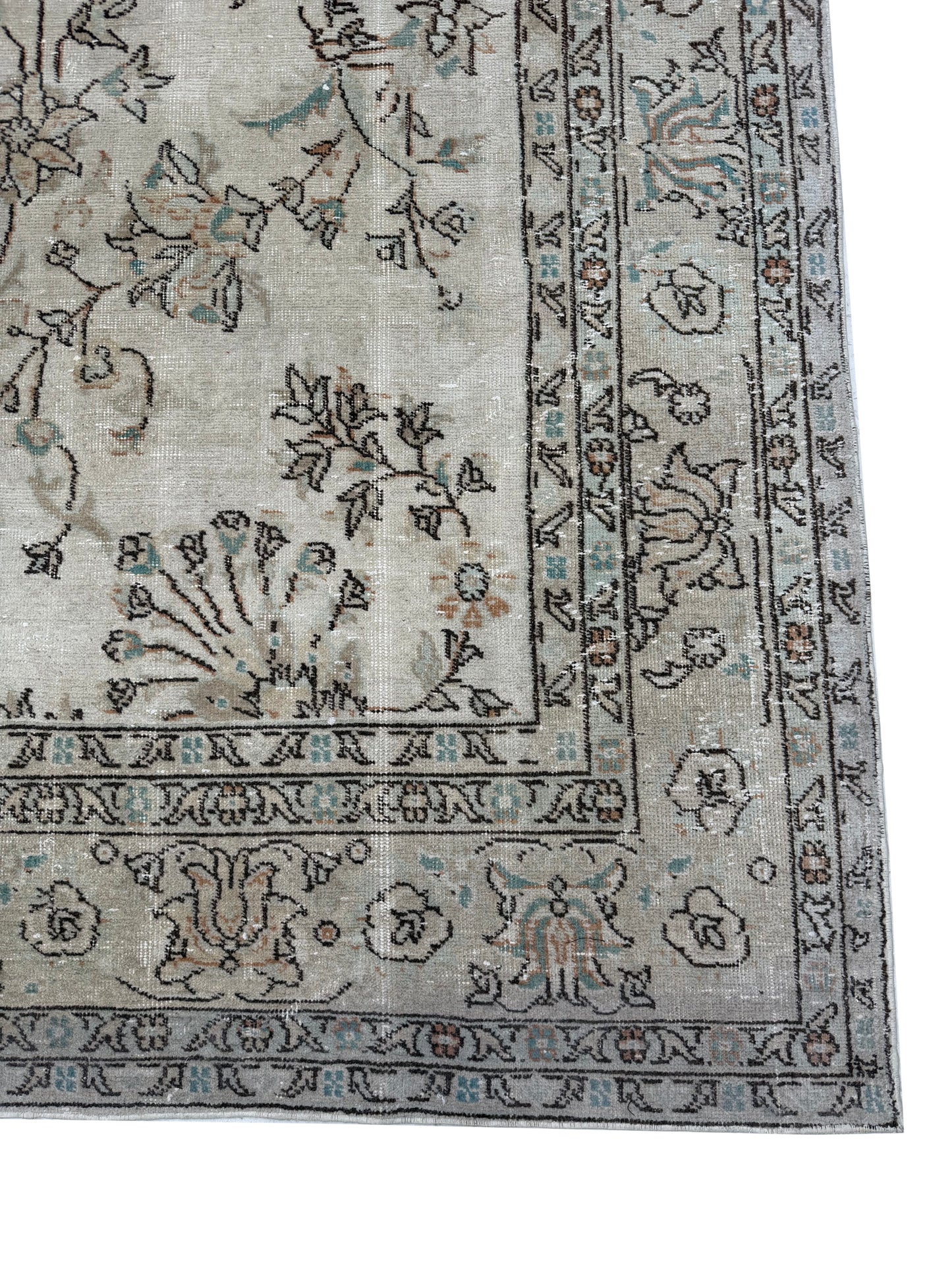 Artisan Angelina  Lt.Rose  Vintage Knotted Rug