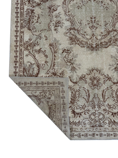 Artisan Angelina  Beige  Vintage Knotted Rug
