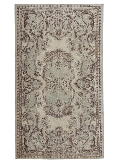 Artisan Angelina  Beige  Vintage Knotted Rug