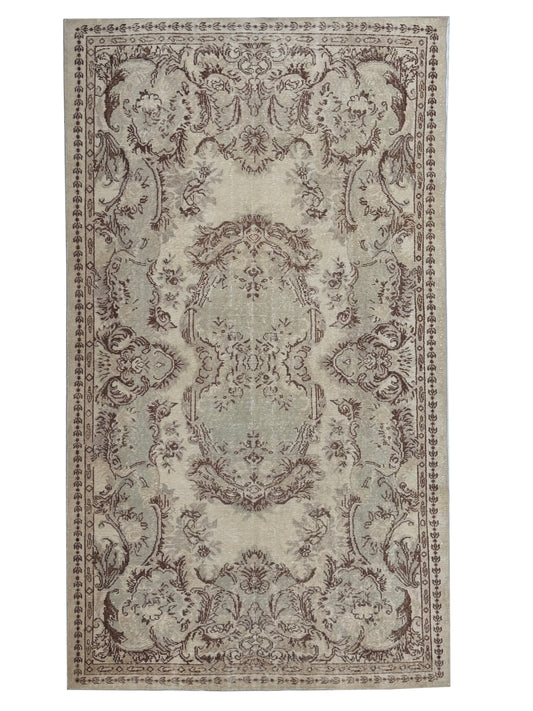 Artisan Angelina  Beige  Vintage Knotted Rug