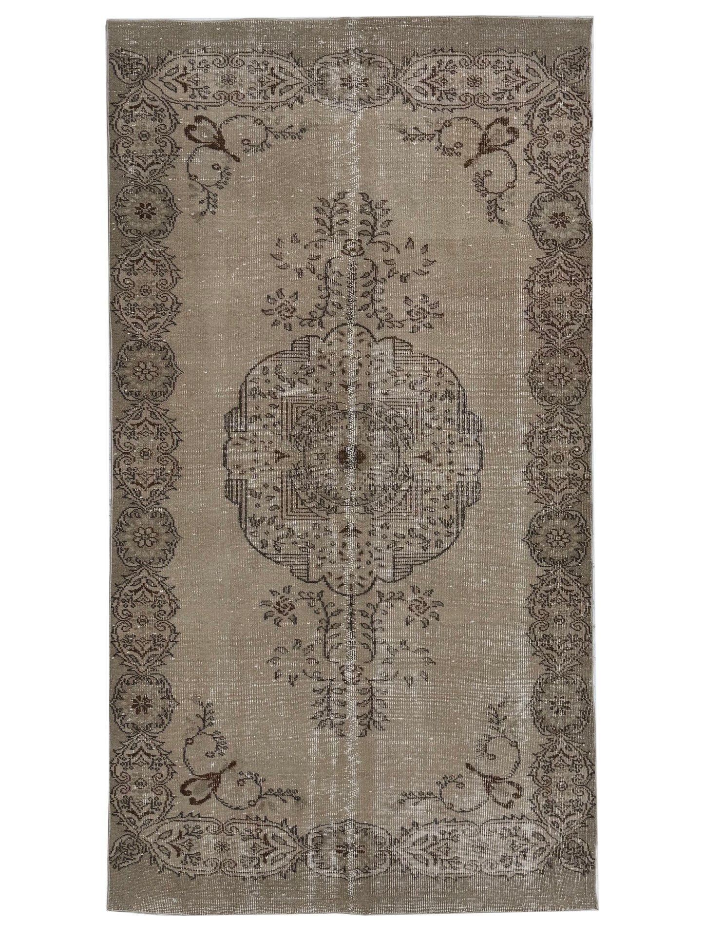 Artisan Angelina  Ivory  Vintage Knotted Rug