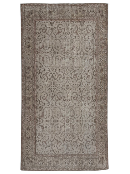 Artisan Angelina  Rust Ivory Vintage Knotted Rug