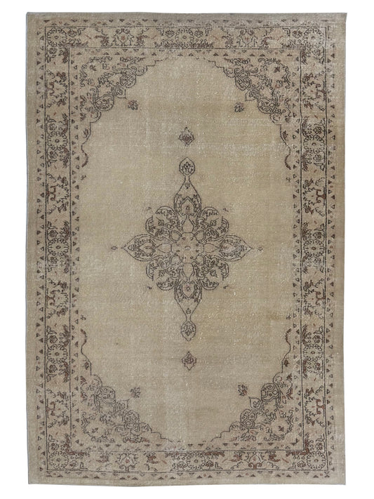Artisan Angelina  Dk.Beige Rust Vintage Knotted Rug