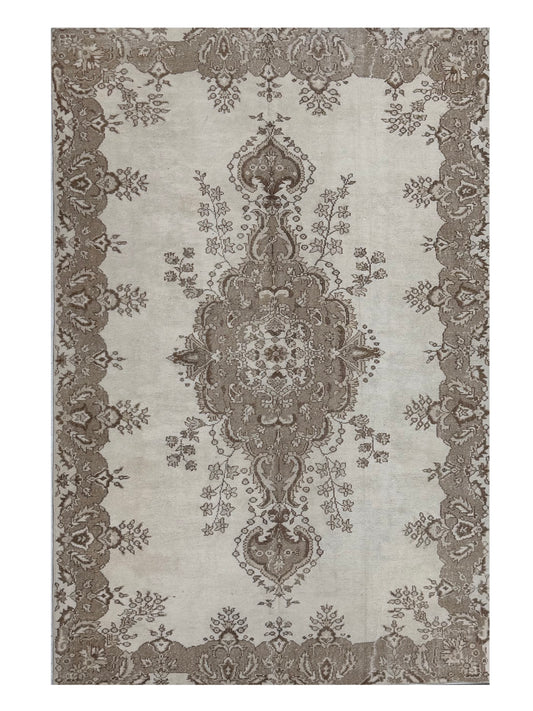 Artisan Angelina  Lt.Rose Blue Vintage Knotted Rug