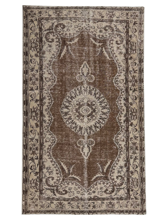 Artisan Angelina  Beige  Vintage Knotted Rug