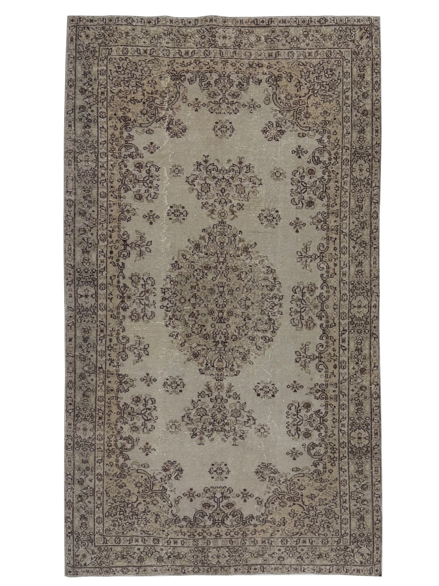 Artisan Angelina  Lt.Rose Ivory Vintage Knotted Rug