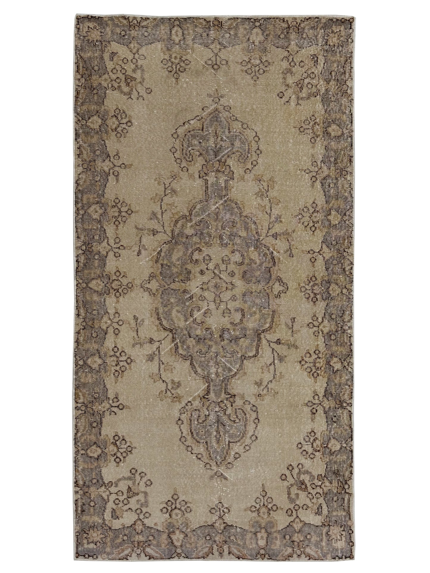 Artisan Angelina Beige Multi Vintage Knotted Rug