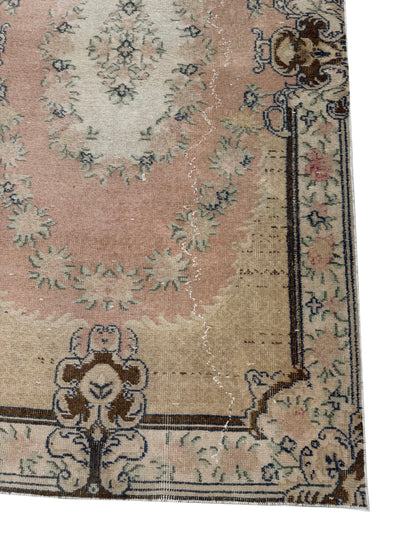 Artisan Angelina collection rug in light gold and neutral tones for bohemian decor