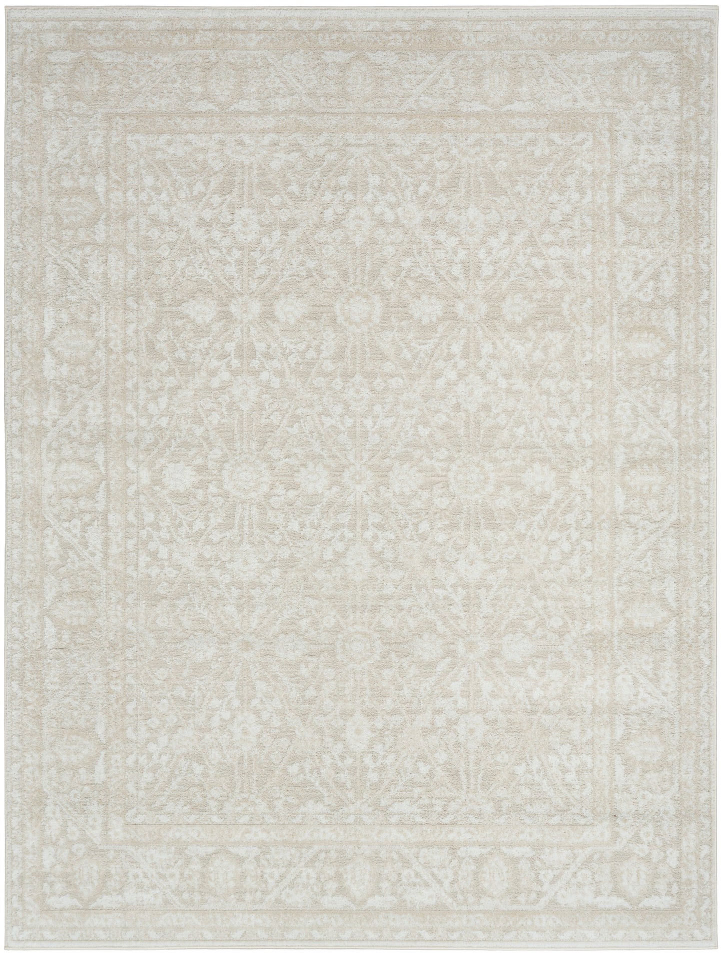 Nourison Home Dekor DEK03 Ivory Beige Traditional Machine Woven Rug