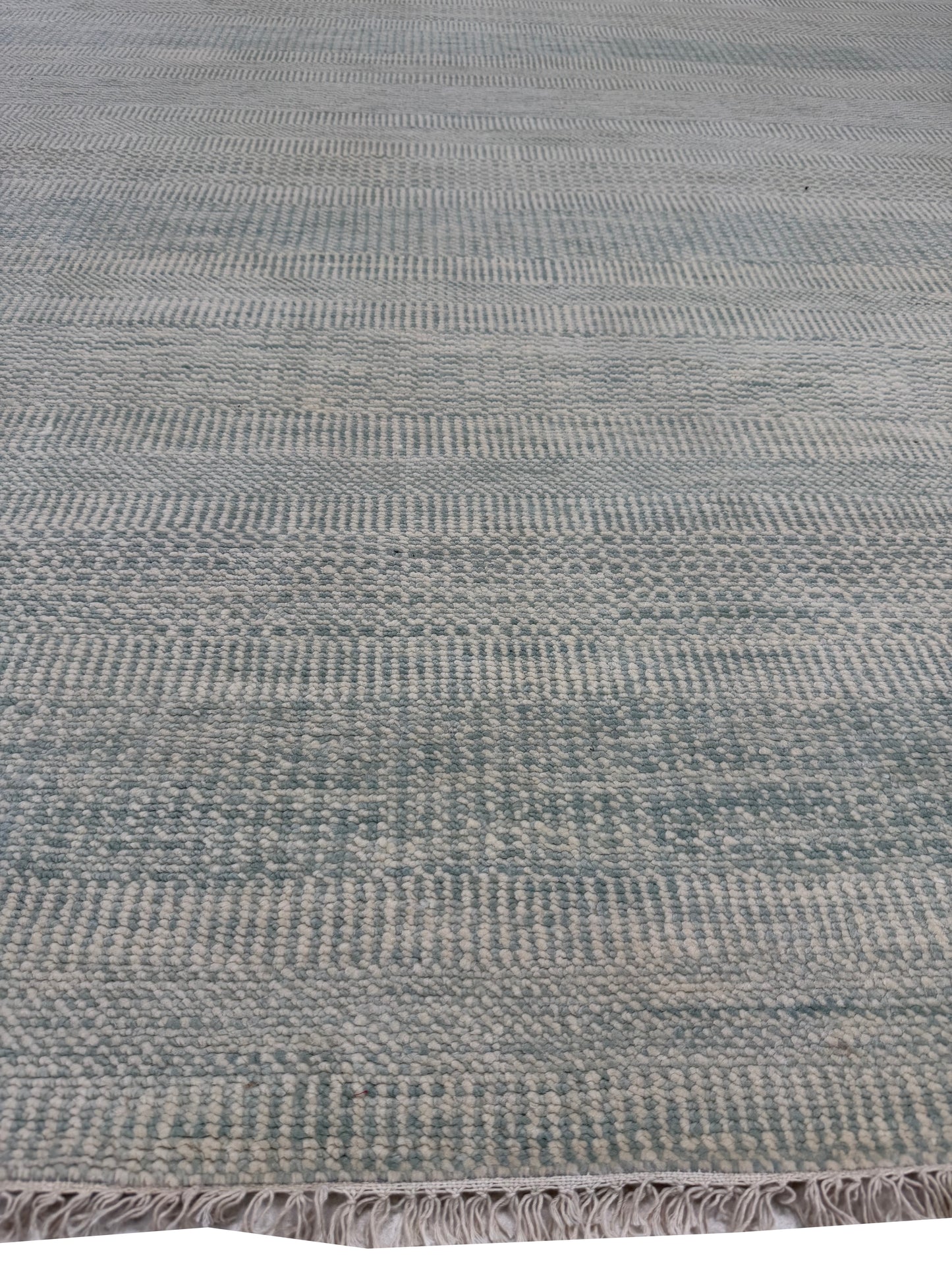 Artisan Samara Beige Green Transitional Knotted Rug